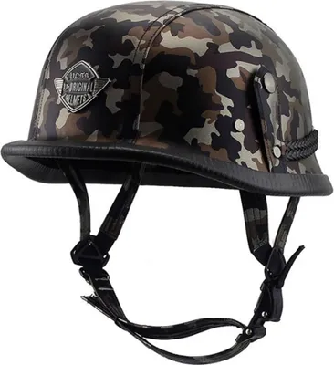 Obrázek produktu pro Helmet Osobní Retro Cruiser Motocykl Black Camo XL