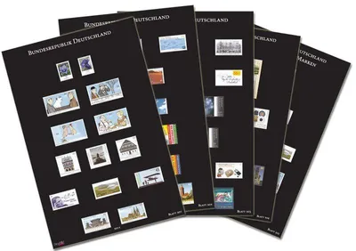 Produktbild von Prophila Collection BRD Nachtrag 2011 - jetzt in Farbe auf schwarzem Karton