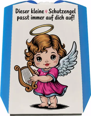 Produktbild von Schutzengel mit Harfe - Parkscheibe