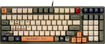 Obrázek produktu pro A4tech Bloody S98 Aviator RGB mechanická herní klávesnice, USB, CZ
