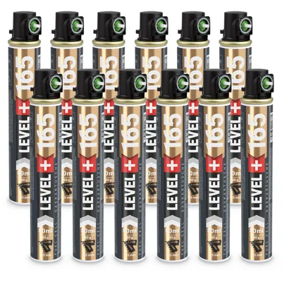 Produktbild von LEVEL+ Ersatzkartusche für Nagler 12 St. 165mm 80ml Grün Ring L+165