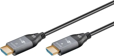 Immagine prodotto di Goobay 76277 Cavo HDMI™ ibrido ottico essenziale ad altissima velocità (AOC), 40 m, nero - 8K/60 Hz