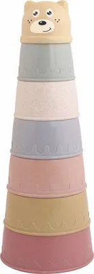 Image de Gobelets empilables Pastel, 6 pièces