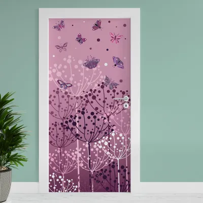 Produktbild von Türfolie "Schmetterlinge" 90x200cm Türposter Deko Aufkleber Folie Tapete TF04-15