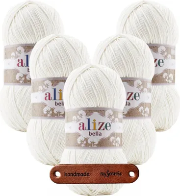 Produktbild von 5 x ALIZE Bella 100 1055 mit Label