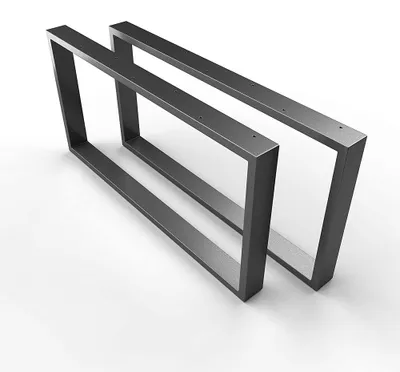 Produktbild von 1xPaar sossai Couchtisch Tischkufen 70x40cm in Anthrazit Tischgestell Tischuntergestell CKK1 Rahmen