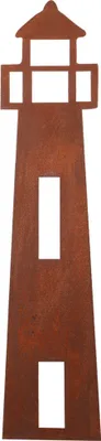 Produktbild von UNUS® Gartenstecker Leuchtturm Gartendeko Metallstecker Garten Roststecker Groß