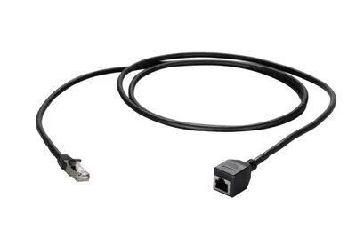 Produktbild von EFB RJ45 Patchkabelverlängerung Cat.6A S/FTP AWG26 schwarz 10m