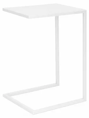Produktbild von Anwicar Beistelltisch Sofatisch Laptoptisch Weiß 60x40x33 cm