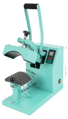 Produktbild von Kap Heißpressmaschine, Digitale Steuerung, Langlebiges Design, Blau