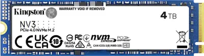 Produktbild von Kingston NV3 - SSD - 4 TB - intern - M.2 2280 - PCIe 4.0 x4 (NVMe)