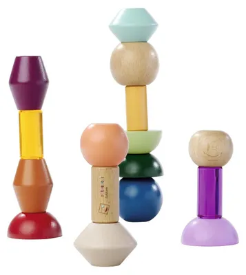 Immagine prodotto di Eichhorn Kleinkindwelt giocattolo di abilità motoria Montessori perline impilabili 100006051