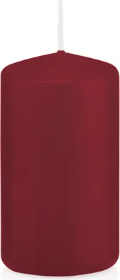 Produktbild von Wiedemann Stumpenkerzen Bordeaux Ø 50 x 100 mm, 4 Stück, 23 Brenndauer