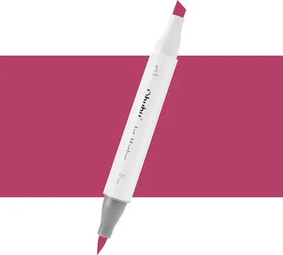 Image de Pinceau et ciseau double face OHUHU, R240 Grenat