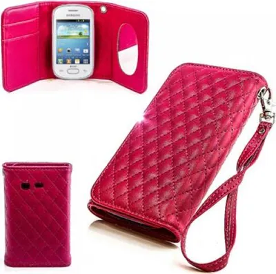 Produktbild von Samsung Galaxy Star (S5280) Booksytle Handtasche Mirror Pink