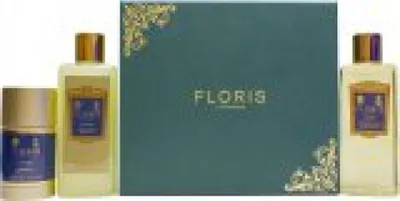 Immagine prodotto di Set regalo Floris Cefiro: 250 ml di gel doccia + 250 ml di shampoo + 75 ml di deodorante in stick