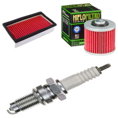 Image de Kit d'entretien pour Yamaha XTZ 660 H Tenere 1996-1998 : filtre à air, filtre à huile, bougie d'allumage de Pamoto - Neuf