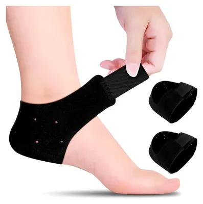Produktbild von Fersenschutz für Plantarfasziitis, Gel-Fersenschalen für Damen und Herren, Schmerzlinderung bei Fersensporn und Achillessehnenentzündung