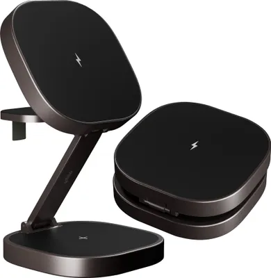 Image de Allity chargeur sans fil 3-en-1 pour smartwatch, téléphone et écouteurs avec aimant