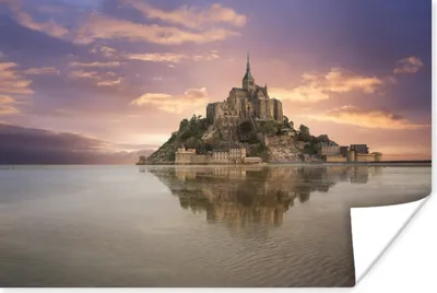 Produktbild von MuchoWow® Poster Frankreich - Horizont - Wasser 90x60 cm - Schlafzimmer