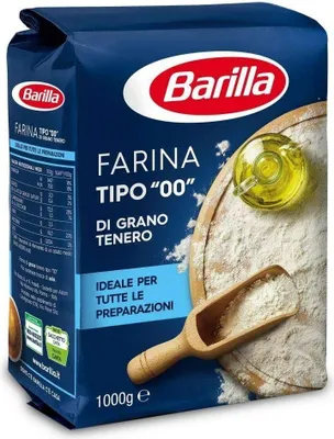 Produktbild von 6x Barilla Farina tipo 00 Grano tenero Weichweizenmehl 1Kg