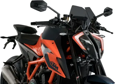 Obrázek produktu pro Tmavě kouřová sportovní obrazovka PUIG schválená ABE pro Ktm