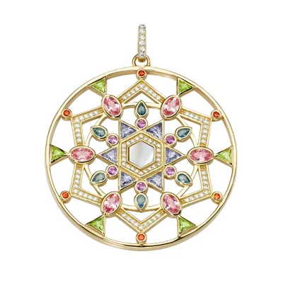 Produktbild von Anhänger Giorgio Martello Milano Mandala, Silber 925 mehrfarbig 4,5 cm
