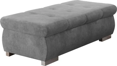 Produktbild von MIRJAN24 Polsterhocker Orkan Groß, Moderne Sitzhocker vom Hersteller, Holzkonstruktion, 120x60x39 cm (Farbe: Lumo 65)