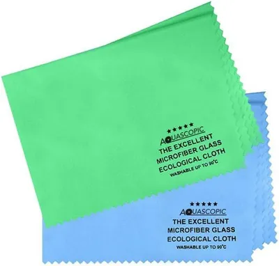 Imagen del producto de Paños de microfibra para limpieza sin dejar marcas, de 50 x 70 cm, paquete de 2 unidades, ideales para ventanas y espejos