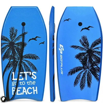 Produktbild von Bodyboard - Boogieboard - Größe 104×51×6 cm - Für Kinder und Erwachsene - Für Wellen und Strand - Blau