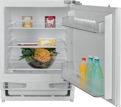 Produktbild von htech Unterbau Kühlschrank HTR11352 mit 134 Liter Nutzinhalt LED Beleuchtung Festtürtechnik und Abtauautomatik