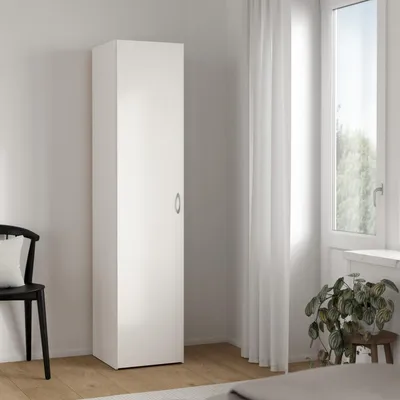 Image de Spell Armoire 1 porte blanc.