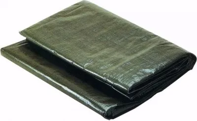 Produktbild von Sandkastenplane Abdeckplane aus PE mit Ösen grün 6eckig ca. 160 x 160 cm