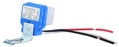Zdjęcie produktu dla Automatyczny włącznik/wyłącznik, czujnik sterowania oświetleniem ulicznym, napięcie zmienne 110 V, prąd 10 A