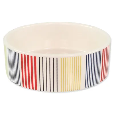 Image de Bol en céramique DOG FANTASY rayures colorées 12,5 cm 0.28 l
