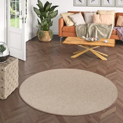 Produktbild von Natur Sisal-Optik Teppich Taff Braun Rund, Größe:400 cm Rund