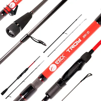 Produktbild von Zeck Troy 200cm 5-25g Spinnrute Reiserute