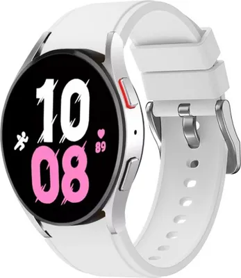 Produktbild von Strap-it Samsung Galaxy Watch 5 - 44mm Armband Silikon (Weiß)
