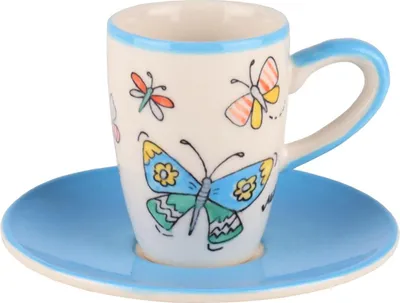 Produktbild von Mila Keramik Espresso-Tasse mit Untere Summer Beauty