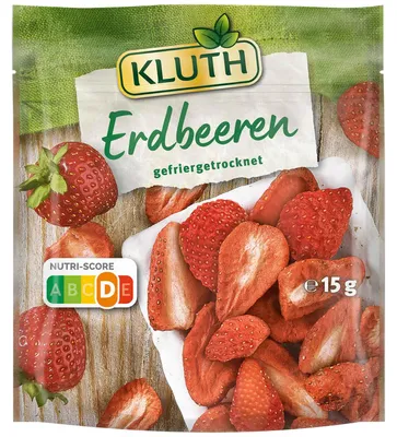 Obrázek produktu pro Kluth mrazem sušené jahody ideální do jogurtu a müsli 15g