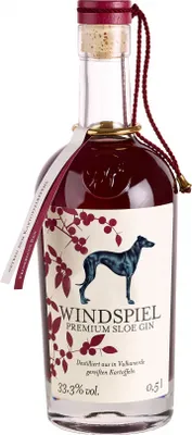 Produktbild von Windspiel Windspiel Sloe Gin 33,3%vol NV Gin ( 1 x 0.5 L )