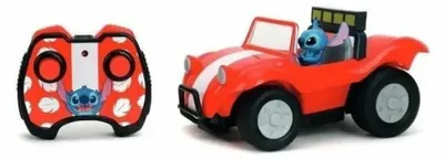 Obrázek produktu pro Jada Toys RC Stitch Buggy 1:24, Bugina, Lilo & Stitch, 8 rok/roky, Zabudovaná baterie, Kov, Plast, Vícebarevný
