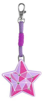 Image de Step by Step médaillon accessoires pour cartables Happy Charms Star pourpre