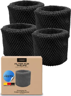 Immagine prodotto di il set di 4 filtri di ricambio Comedes può essere utilizzato al posto di Philips FY2402/30