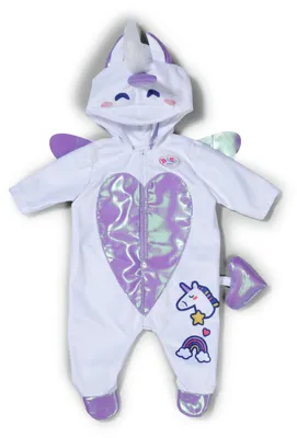 Zdjęcie produktu dla BABY born Unicorn Onesie 43cm, Kombinezon jednoczęściowy dla lalki, 3 lat(a)