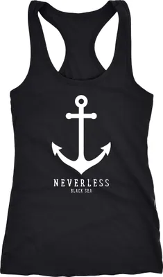 Produktbild von Damen Tank-Top Anker Racerback Neverless® schwarz L