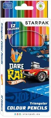 Zdjęcie produktu dla Kredki Ołówkowe 12Kol Hot Wheels Stk 1870
