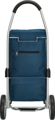 Produktbild von Einkaufstrolley Klappbar Blau - 42L Kapazität, Ergonomisch & Wasserabweisend