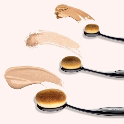 Imagen del producto de ARTDECO 4052136068979, Pincel para maquillaje, de punta redondeada, sintético, color negro, marrón, para mujeres, 1 unidad
