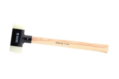 Produktbild von Yato YT-4626, Rückschlagfreier Hammer, Poliamid, Holz, Schwarz, 36,5 cm, 540 g